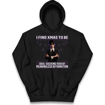 Wednesday Christmas Kids Hoodie
