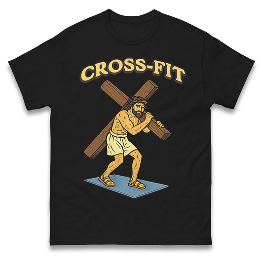 Jesus Cross Fit T Shirt