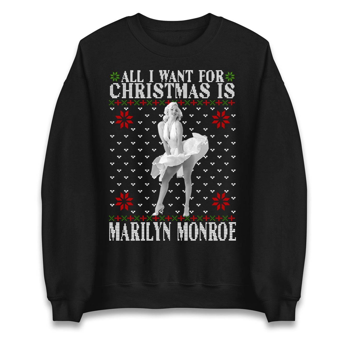 marilyn monroe christmas sweatshirt