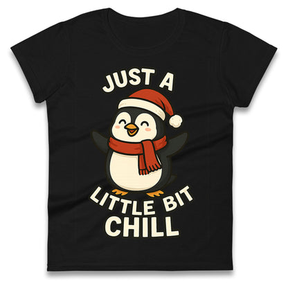 Penguin Christmas Ladies T Shirt