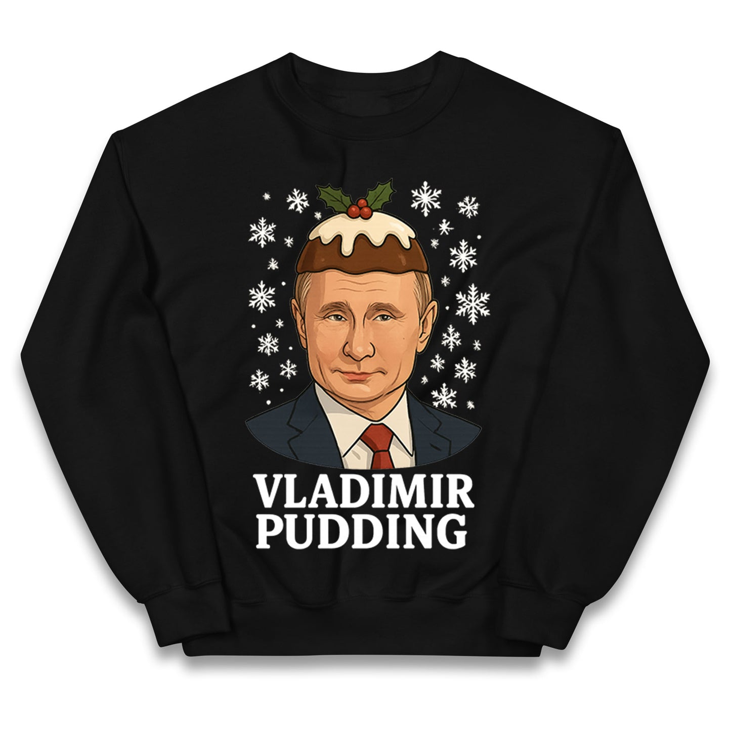 Vladimir Putin Christmas Kids Jumper