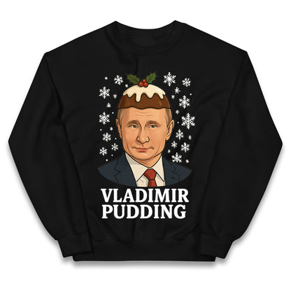 Vladimir Putin Christmas Kids Jumper