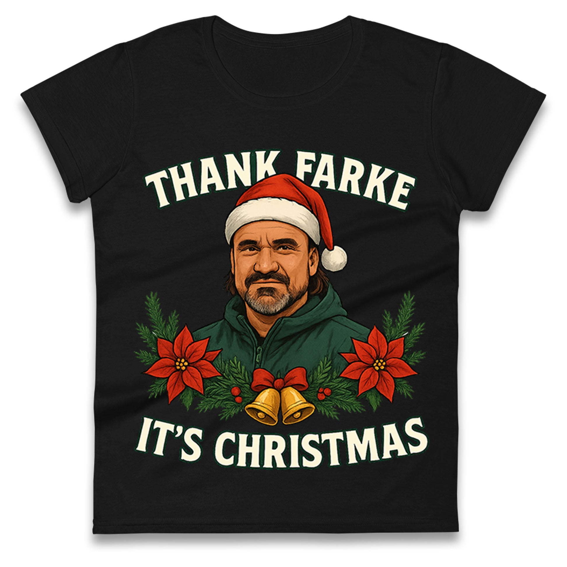Leeds Utd Christmas Ladies T Shirt