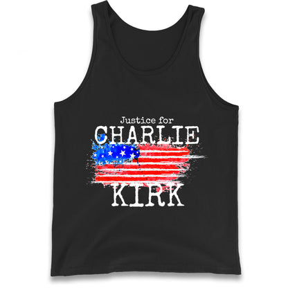 Justice For Charlie Kirk Tank Top