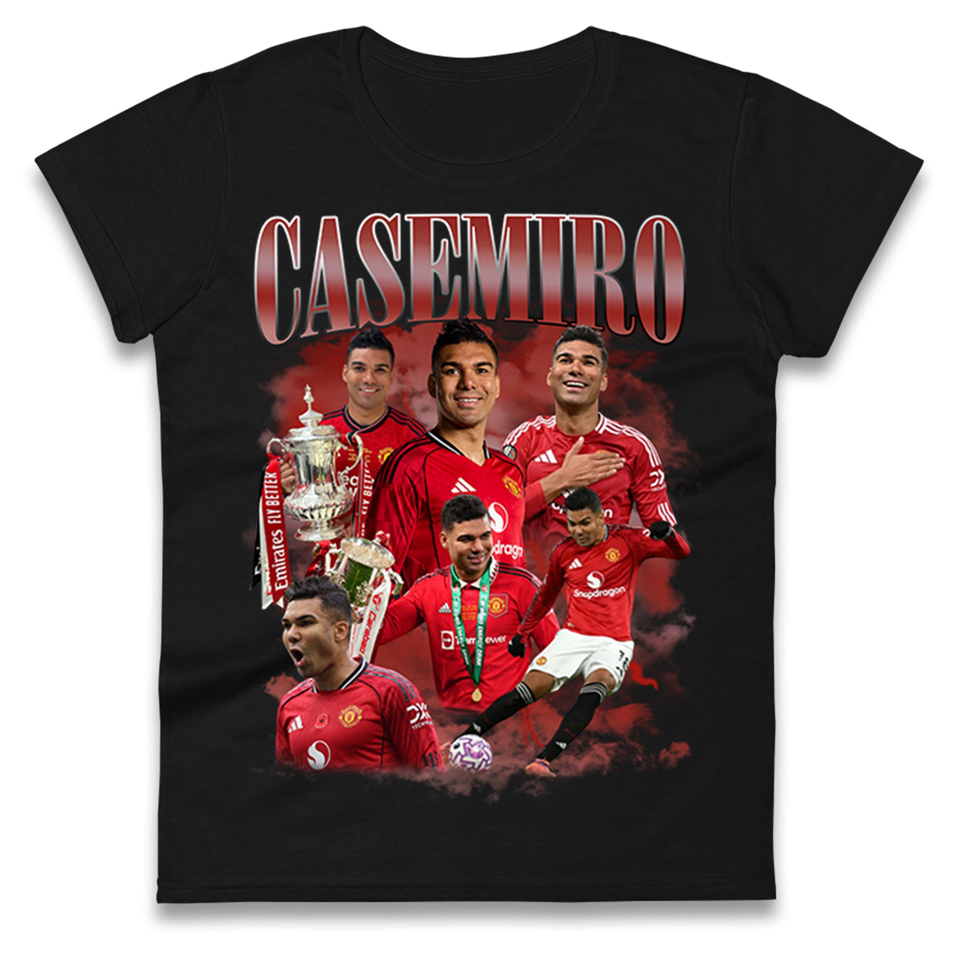 Casemiro Manchester United Ladies T Shirt
