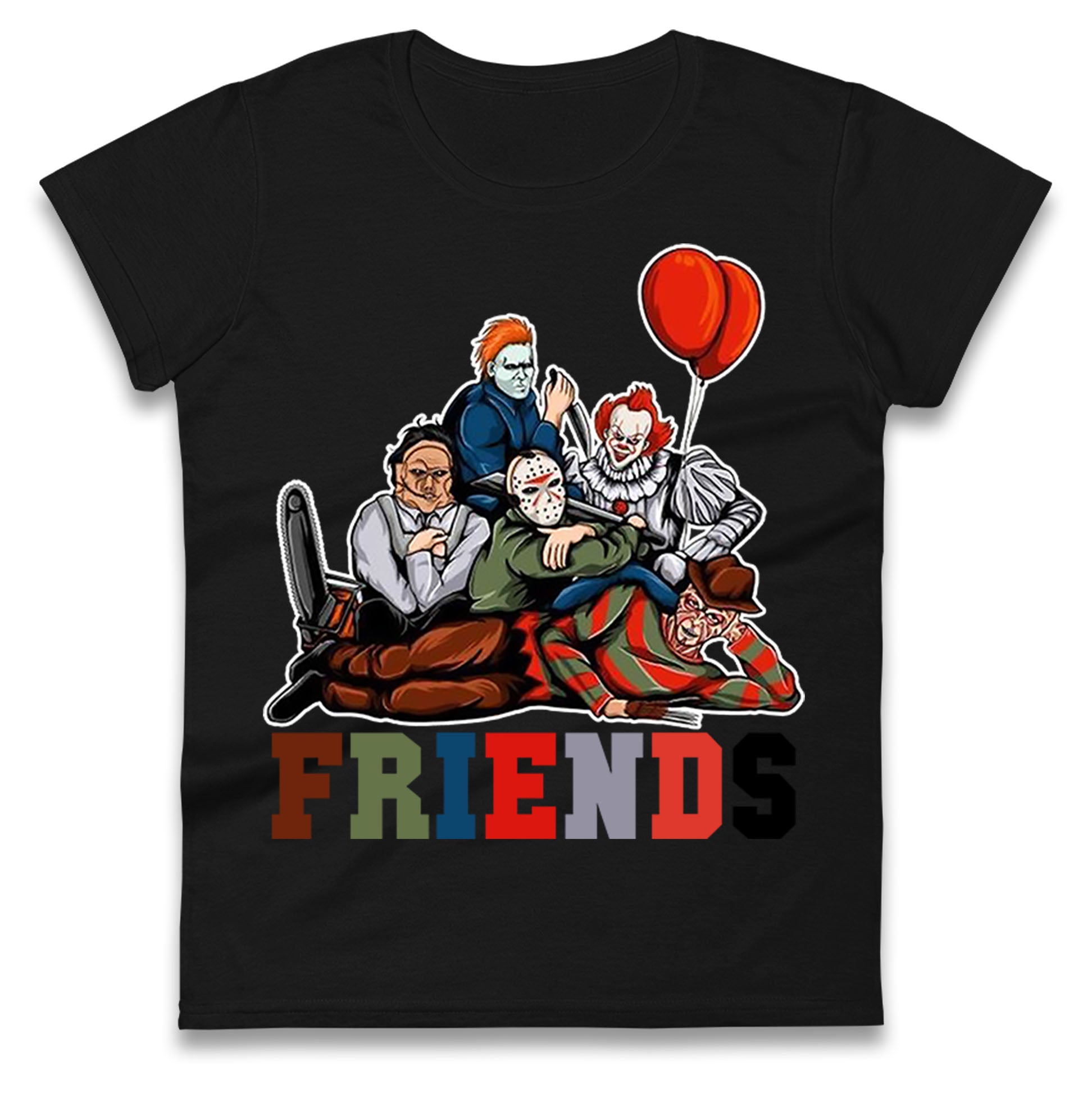 Horror Vintage Characters Friends Halloween t shirts
