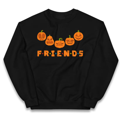 Scary Pumpkins Friends Halloween Jumper
