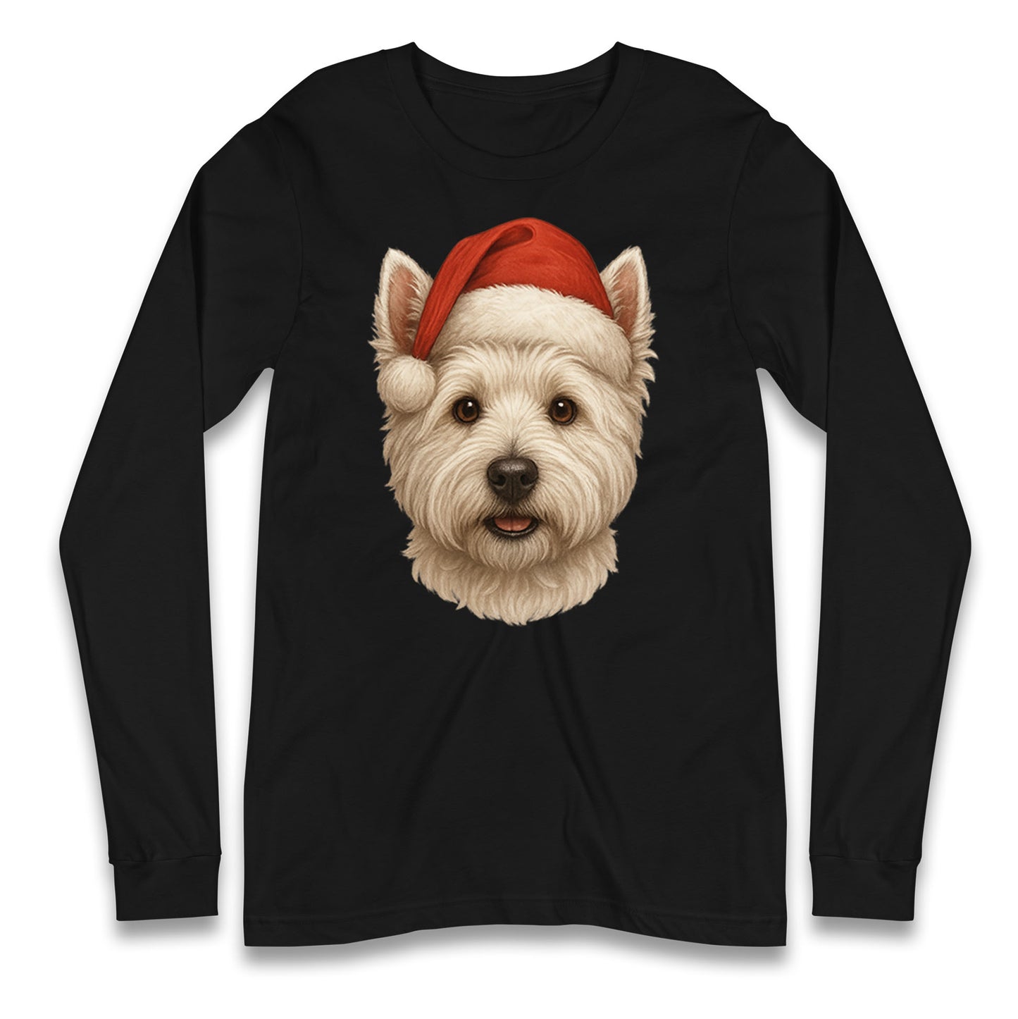 West Highland White Terrier Christmas Longsleeve T Shirt