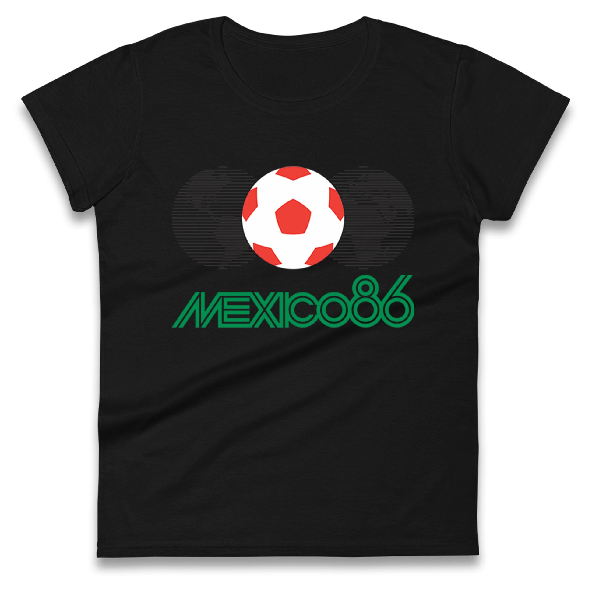 Mexico 86 logo Ladies T Shirt