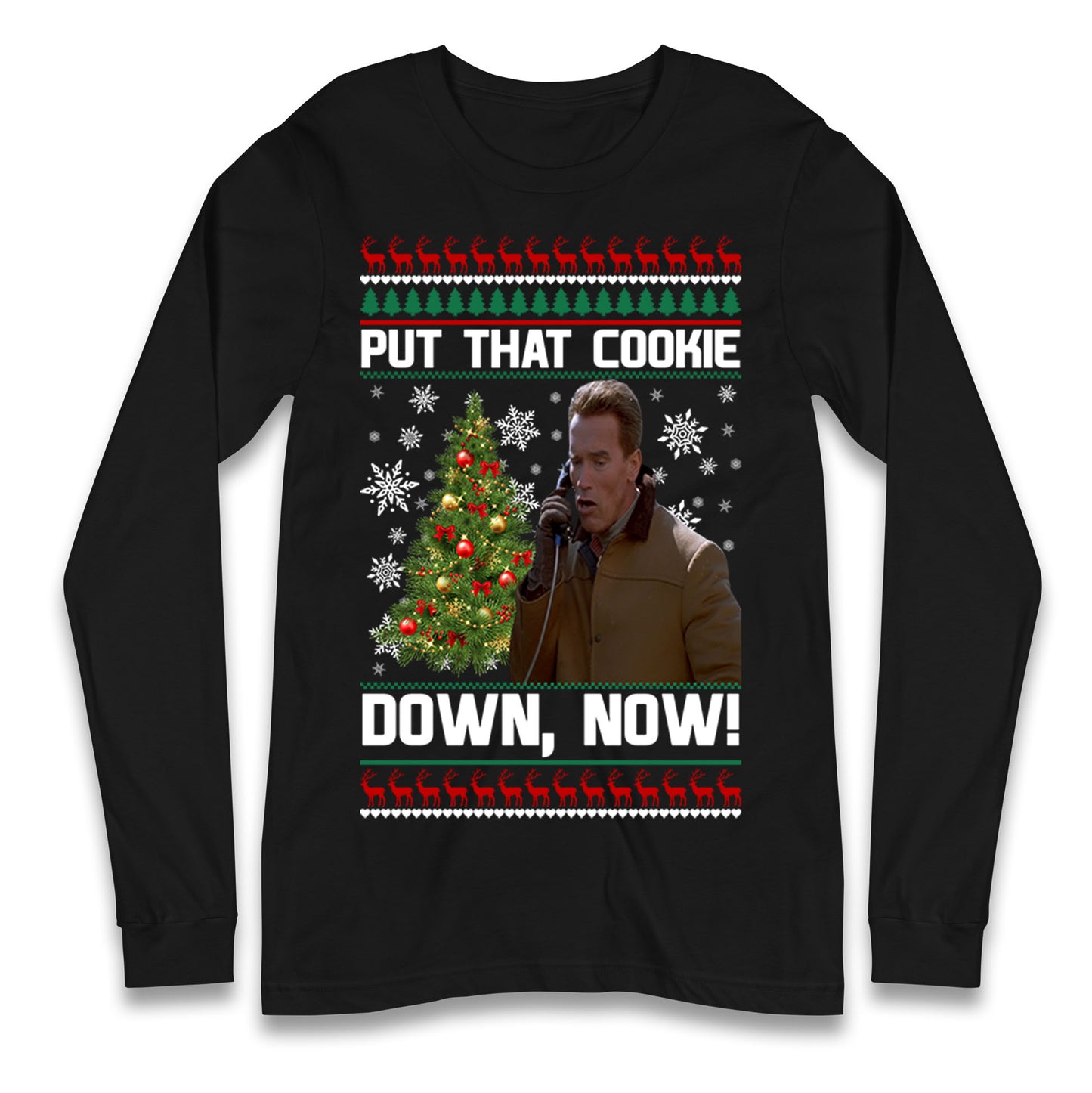 Arnie Christmas Longsleeve T Shirt