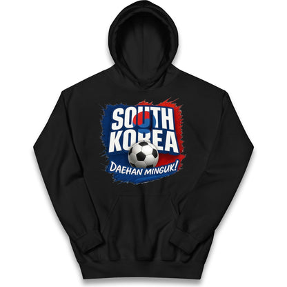 South Korea Football Kids Hoodie