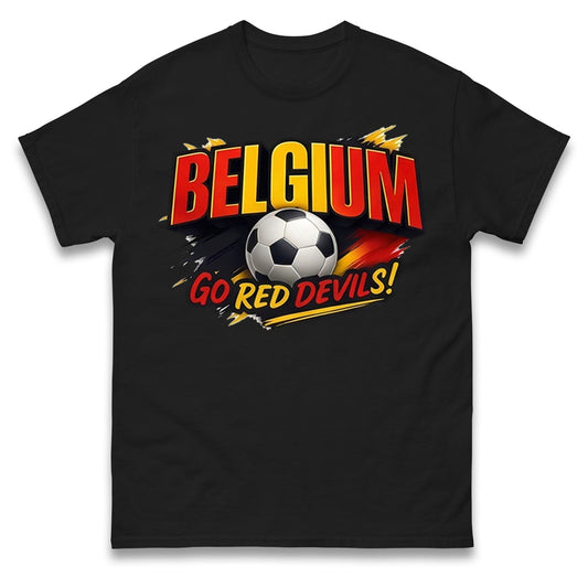 Belgium Retro Football T Shirt