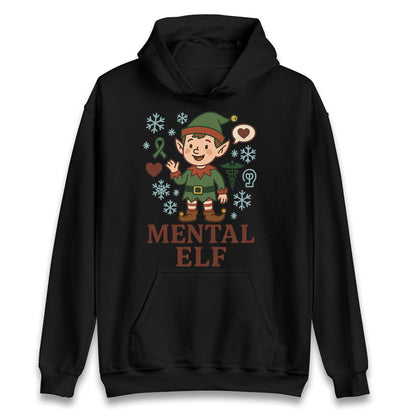 Mental Health Christmas Hoodie