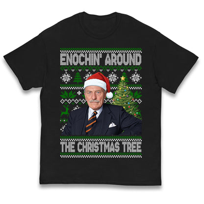Enoch Powell Enochin Around the Christmas Tree Christmas Kids T Shirt