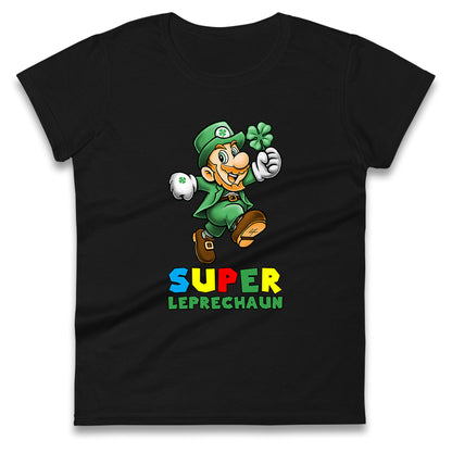 super leprechaun womens t shirt