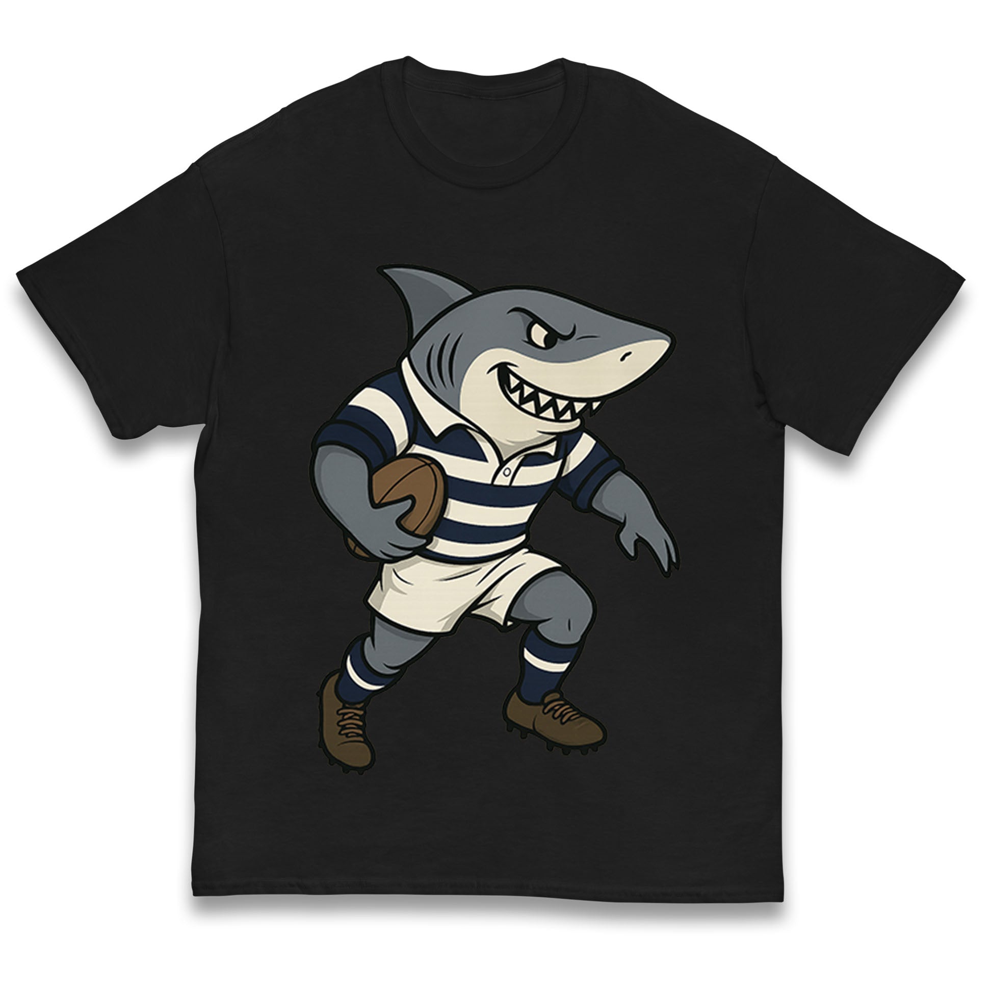 Retro Sale Sharks Rugby Union Kids T Shirt