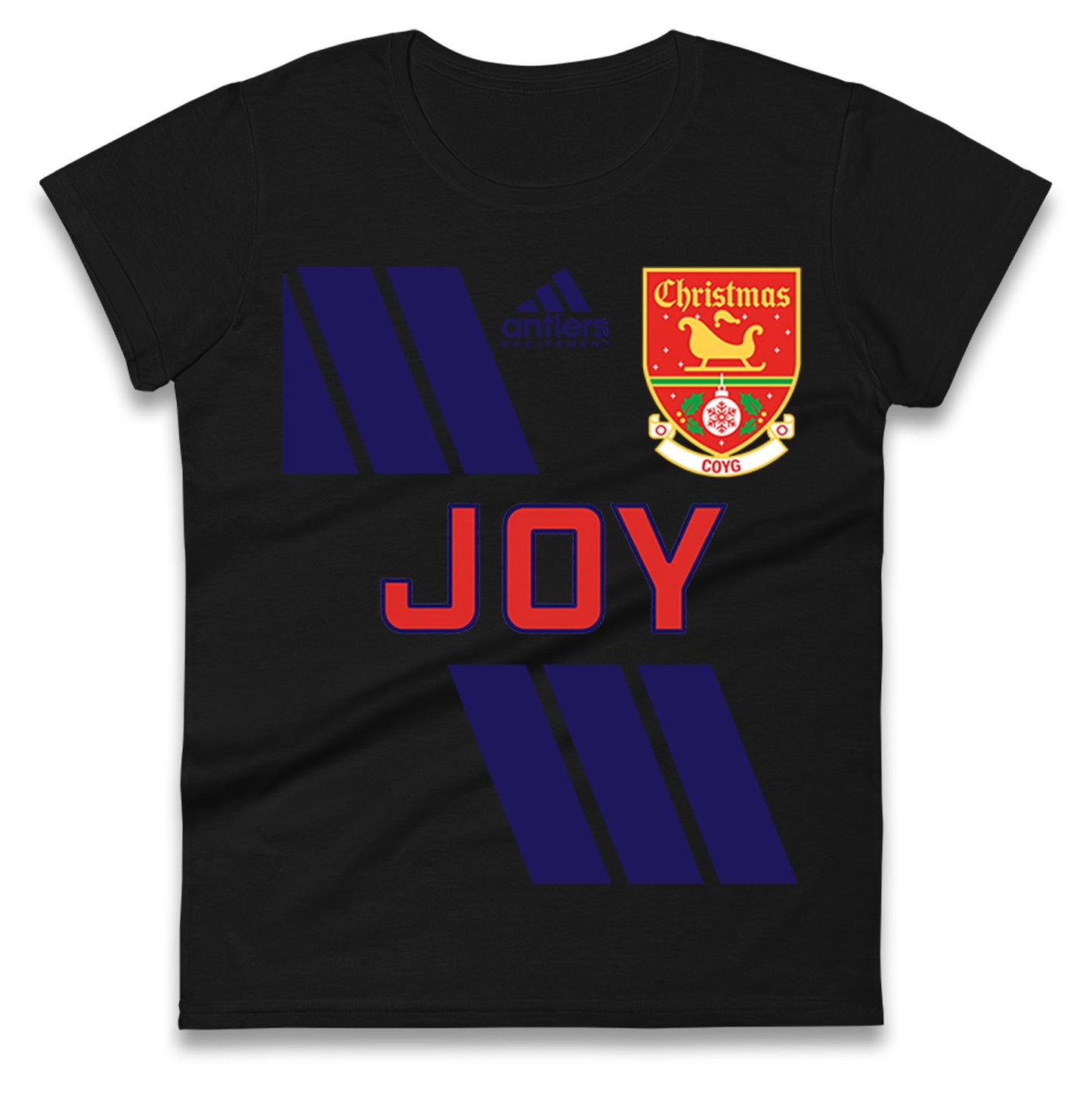 Classic Arsenal Christmas Ladies T Shirt