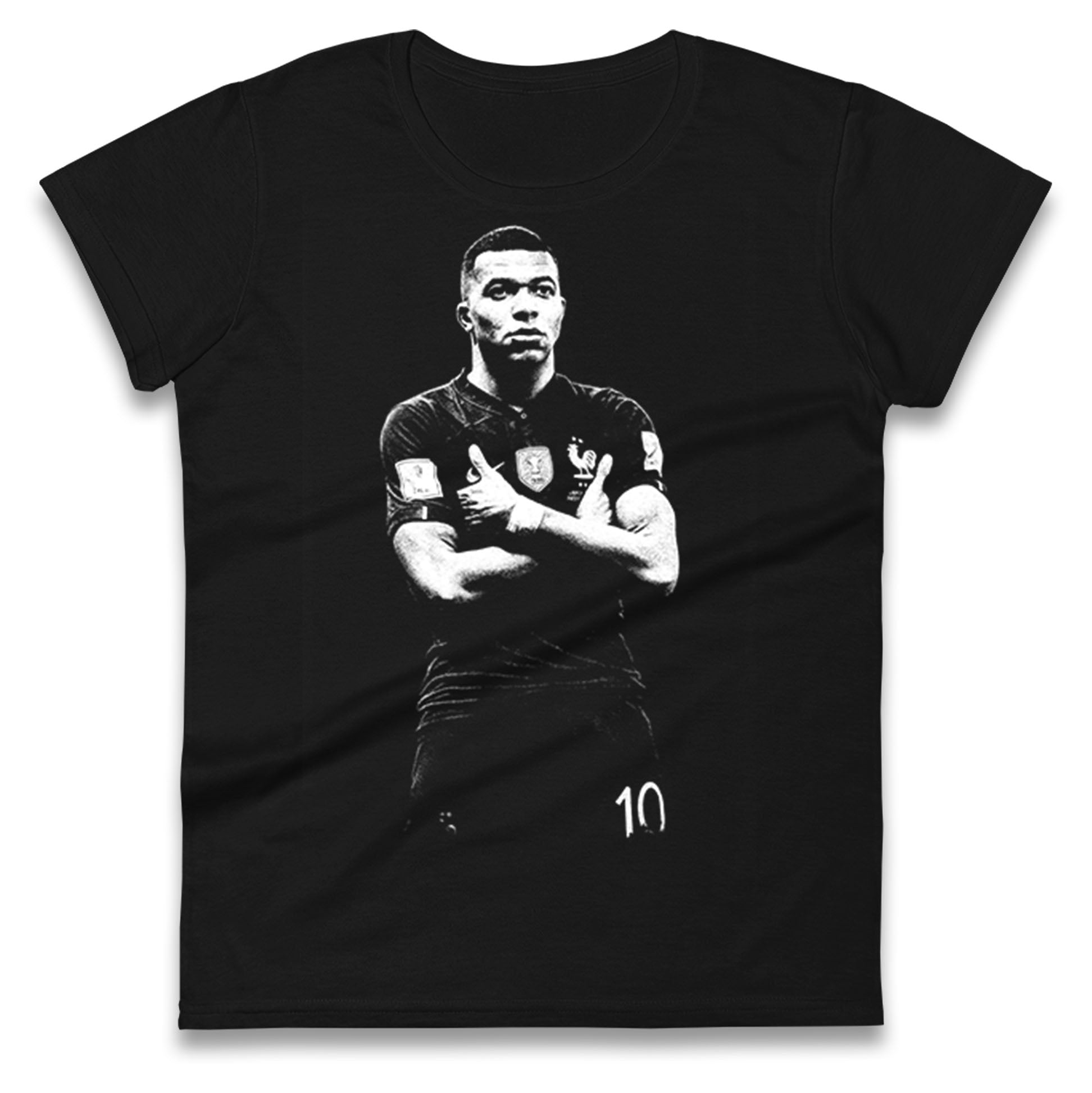  France Footballer Ladies T Shirt