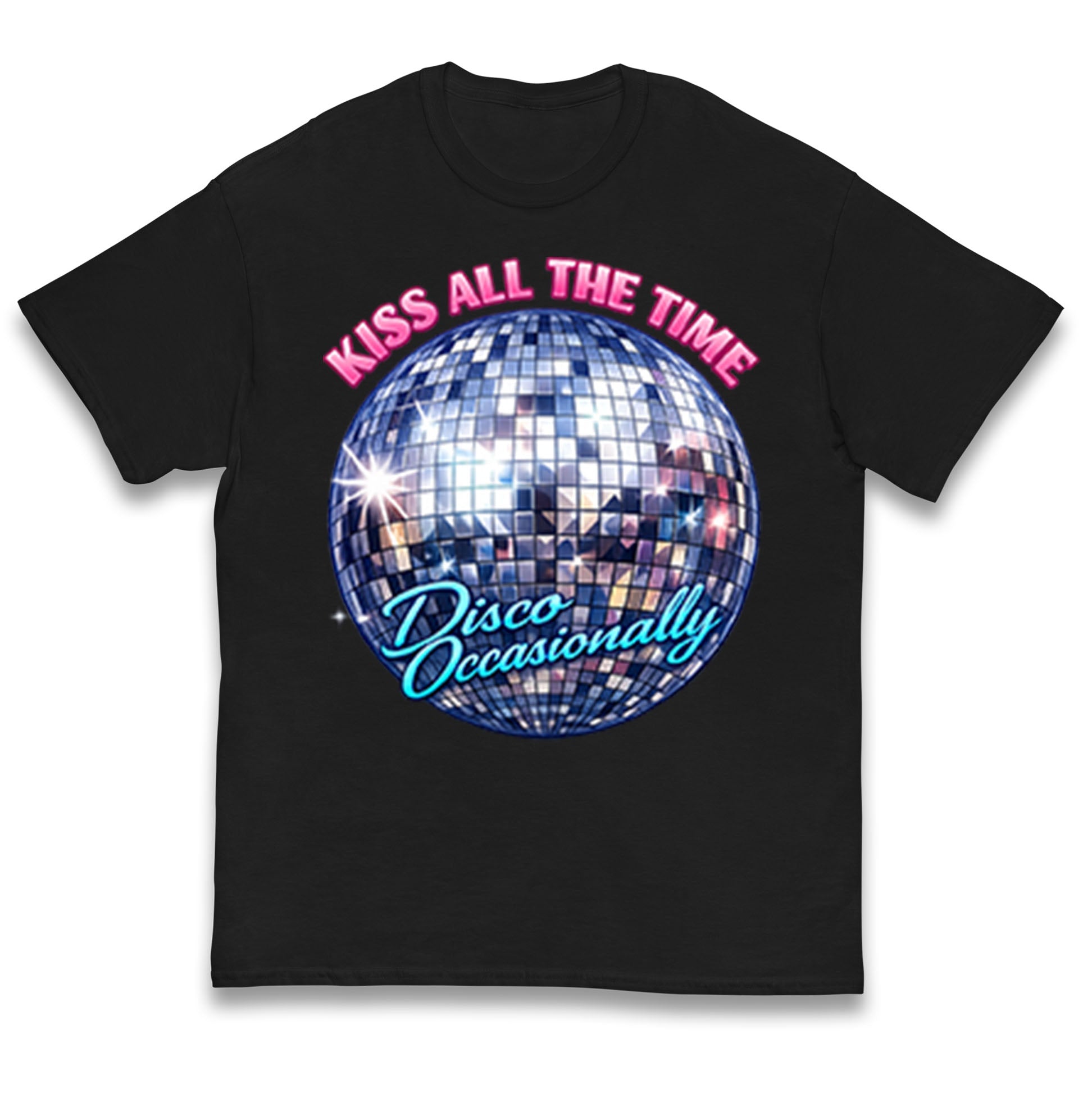 Kiss All The Time Disco Occasionally Kids T Shirt