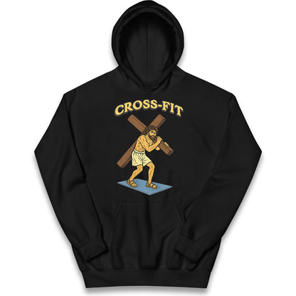 Jesus Cross Fit Kids Hoodie