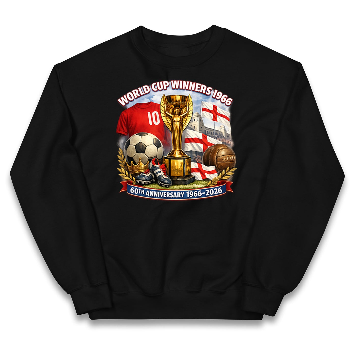 England World Cup 60th Anniversary Kids Jumper