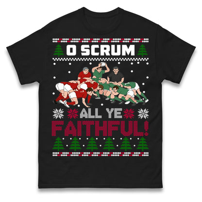 O Come All ye Faithfull T Shirt
