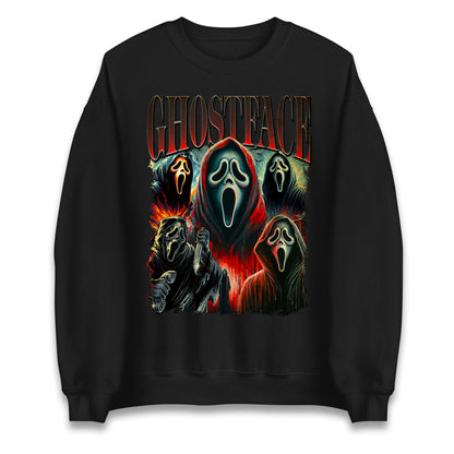 Ghost Face Halloween Bootleg Unisex Sweatshirt