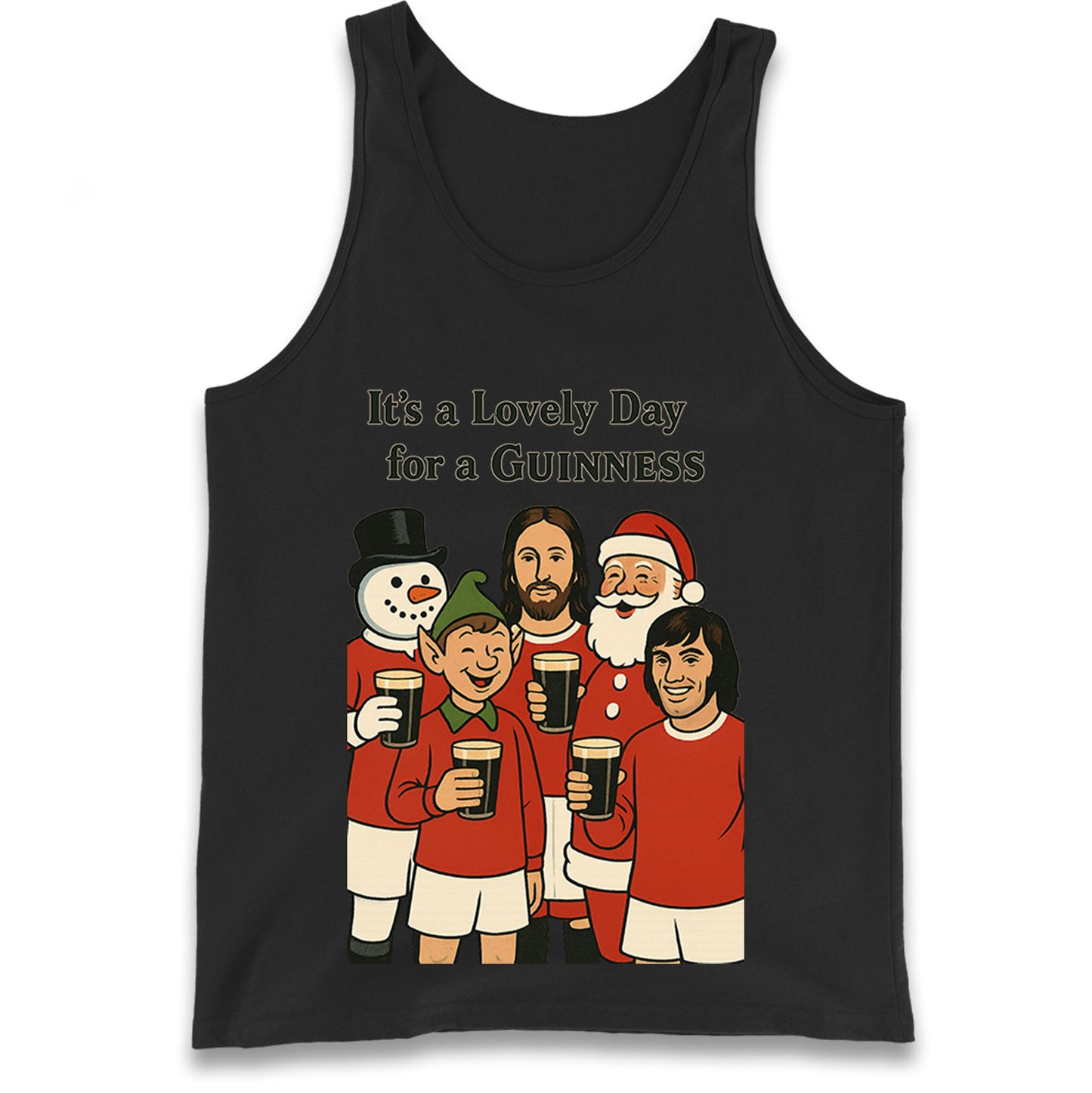 Man United Christmas Tank Top