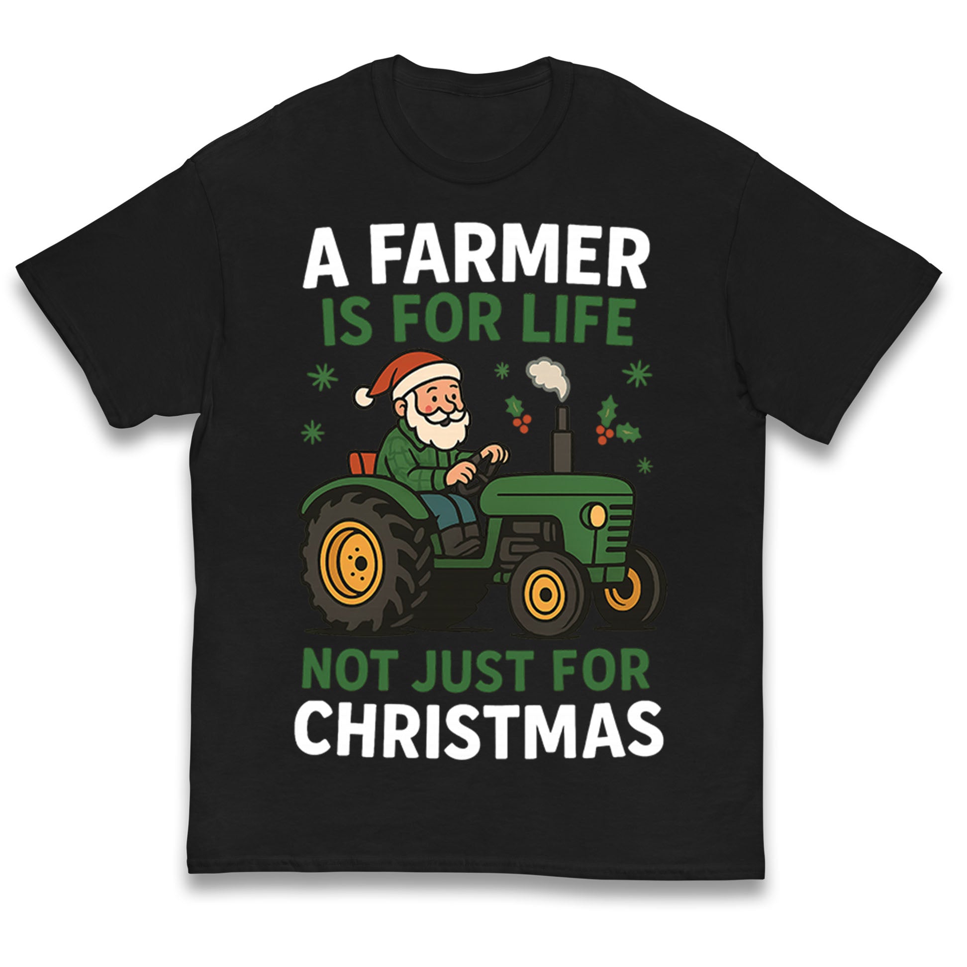 Farmer Christmas Kids T Shirt