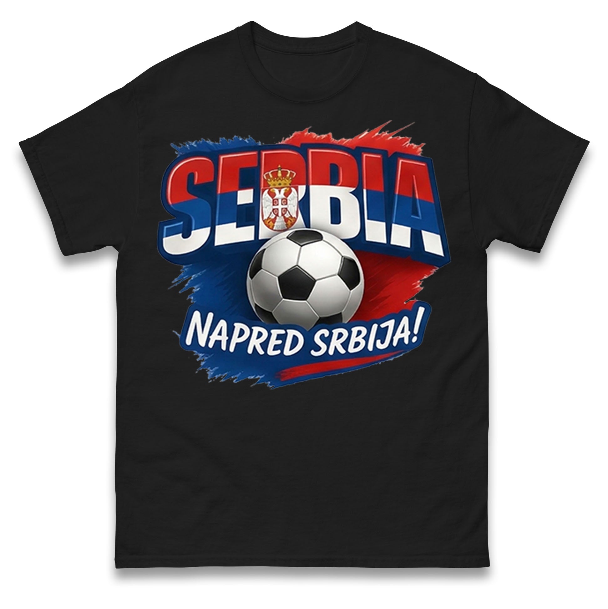 Serbia Retro World Cup T Shirt