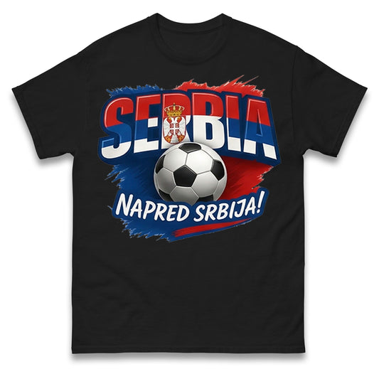Serbia Retro World Cup T Shirt