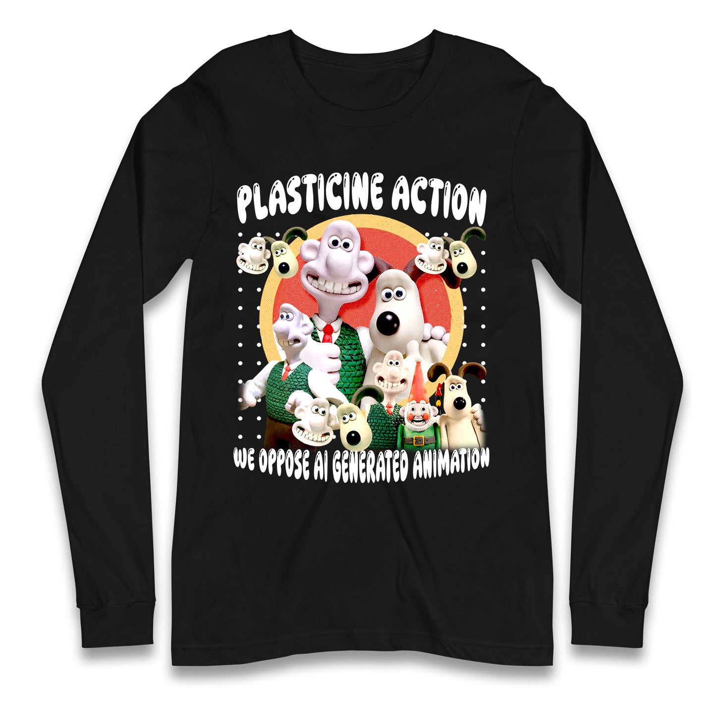 Plasticine Action Figure Longsleeve T Shirt