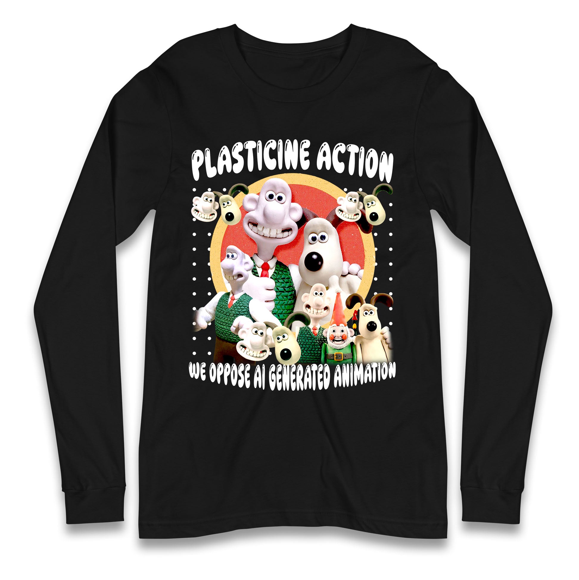 Plasticine Action Figure Longsleeve T Shirt