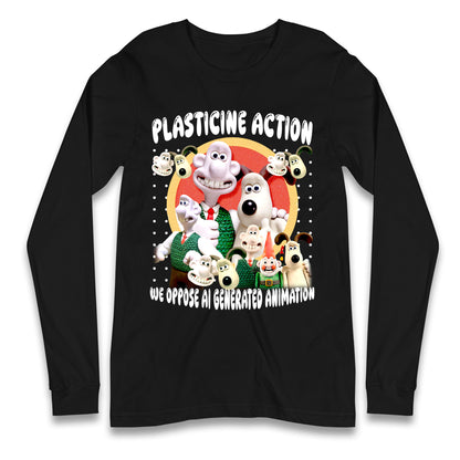 Plasticine Action Figure Longsleeve T Shirt
