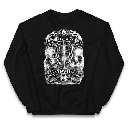 Retro Derby Watney Cup Winners 1970 Kids Jumper