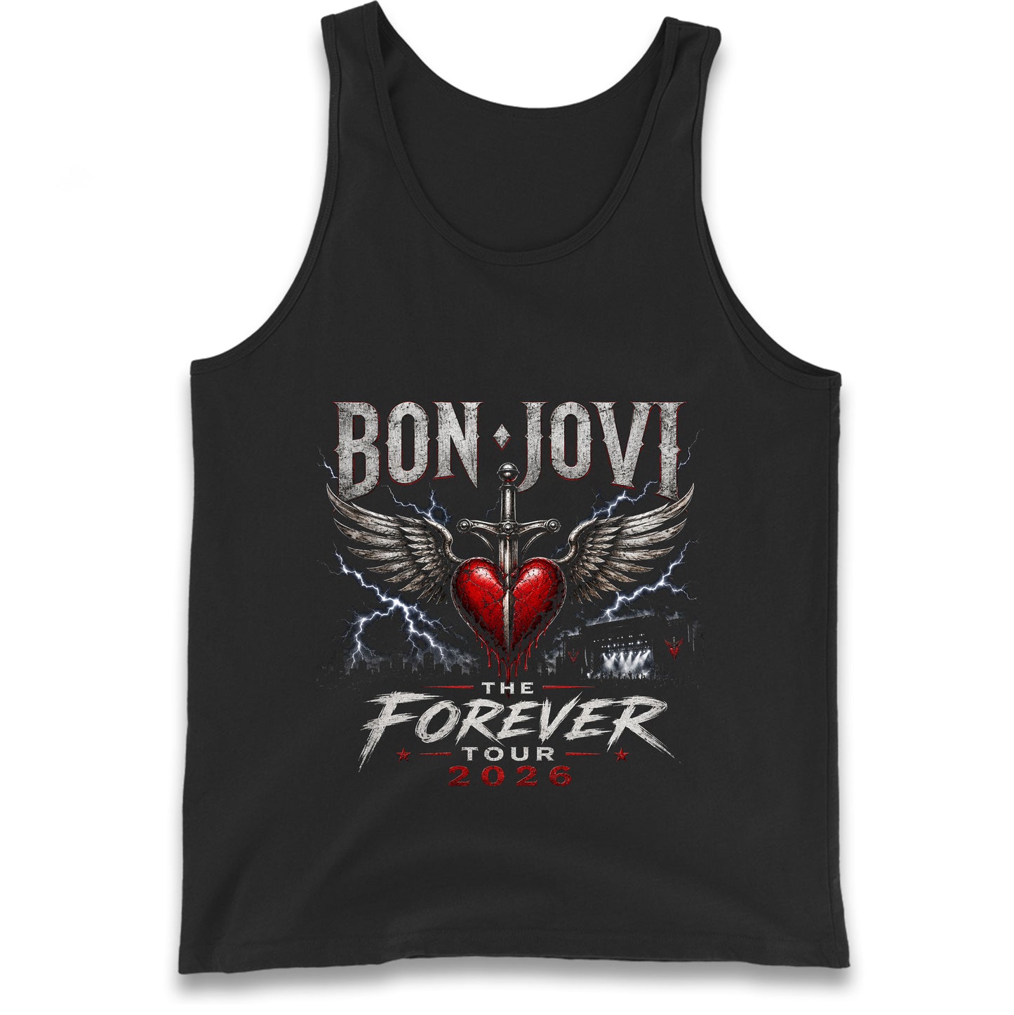 Bonjovi The Forever Tour 2026 Tank Top