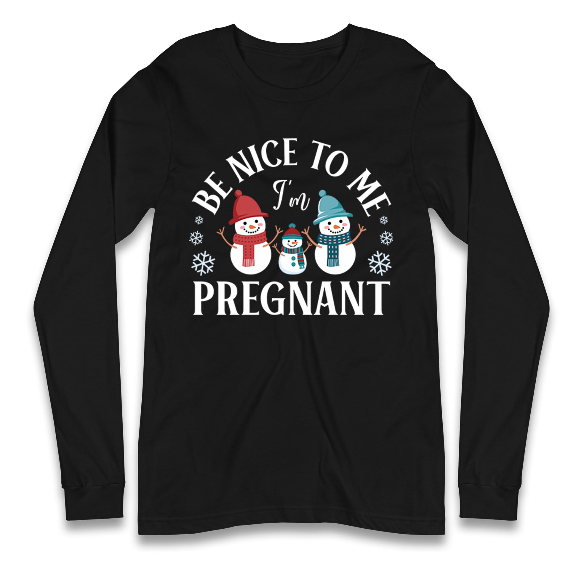 Pregnant At Christmas Longsleeve T Shirt