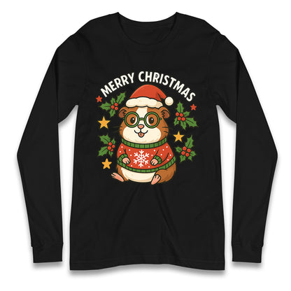 Guinea Pig Christmas Longsleeve T Shirt