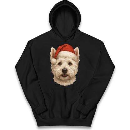 West Highland White Terrier Christmas Kids Hoodie