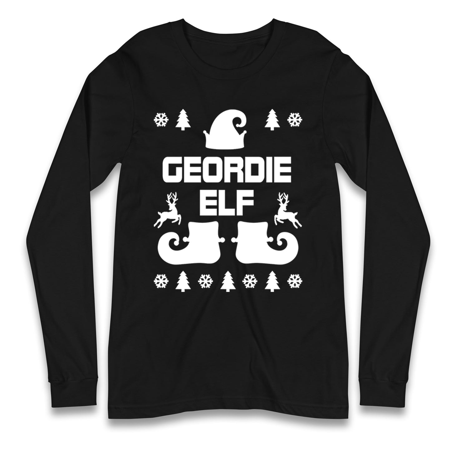 Geordie Christmas Longsleeve T Shirt