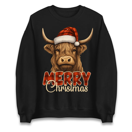 Highland Cow Christmas Jumper