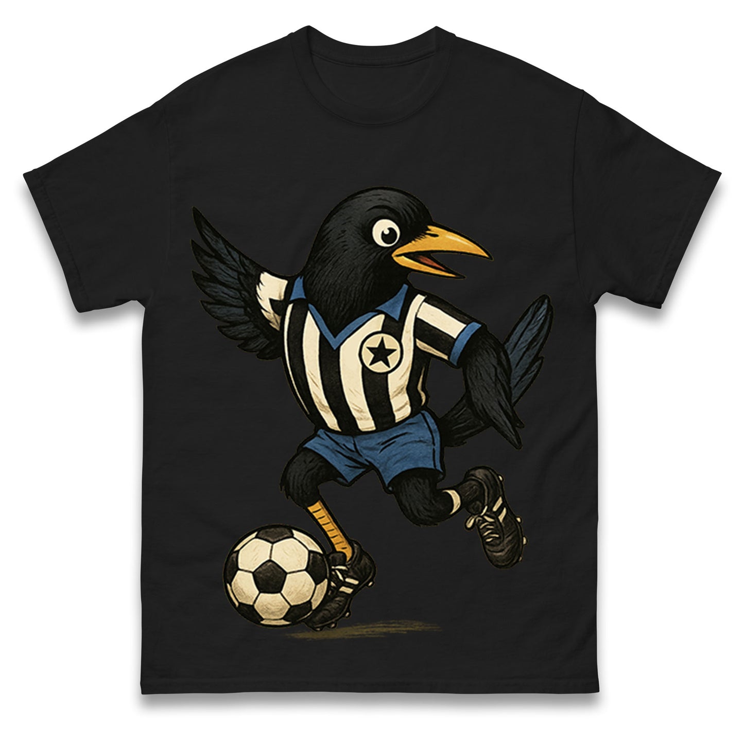 Retro Newcastle United Football T Shirt