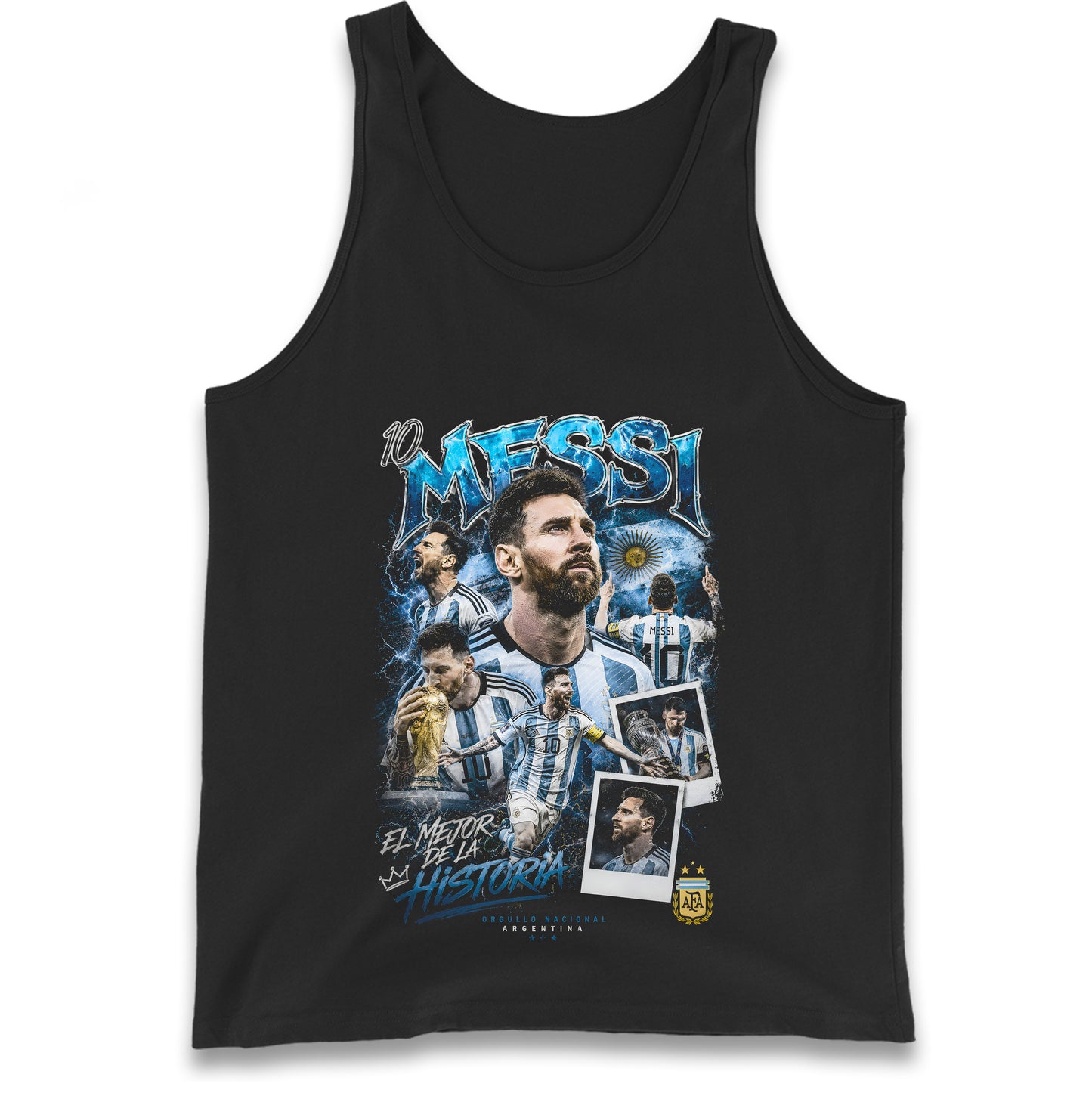 10 Messi Argentina Tank Top 