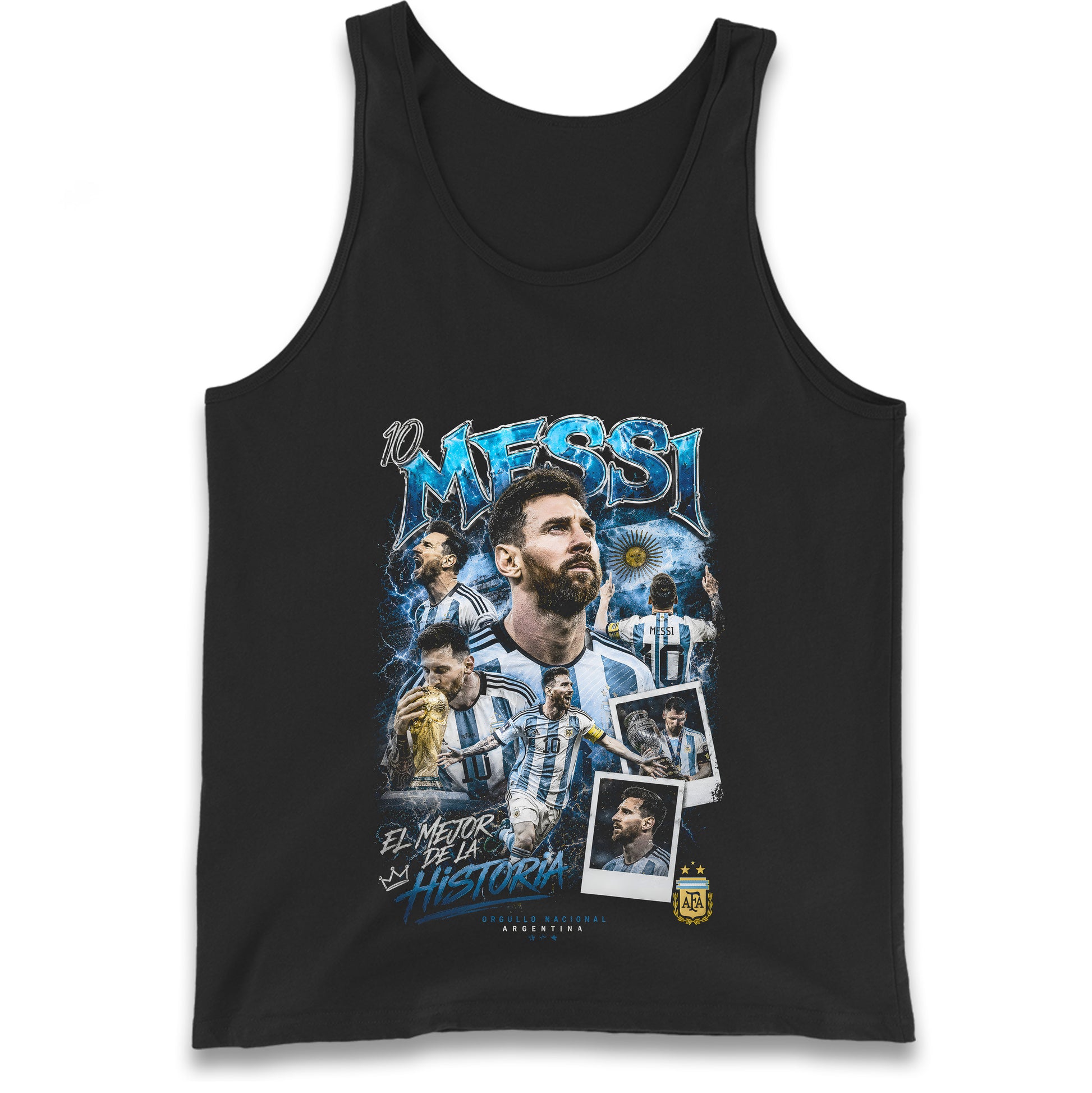 10 Messi Argentina Tank Top 