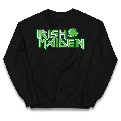 Irish Maiden St Patricks Day Kids Jumper