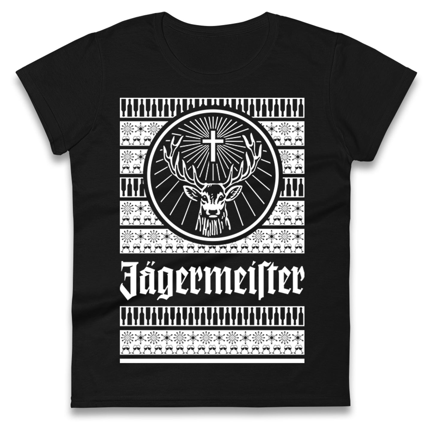 Jagermeister Christmas Ladies T Shirt