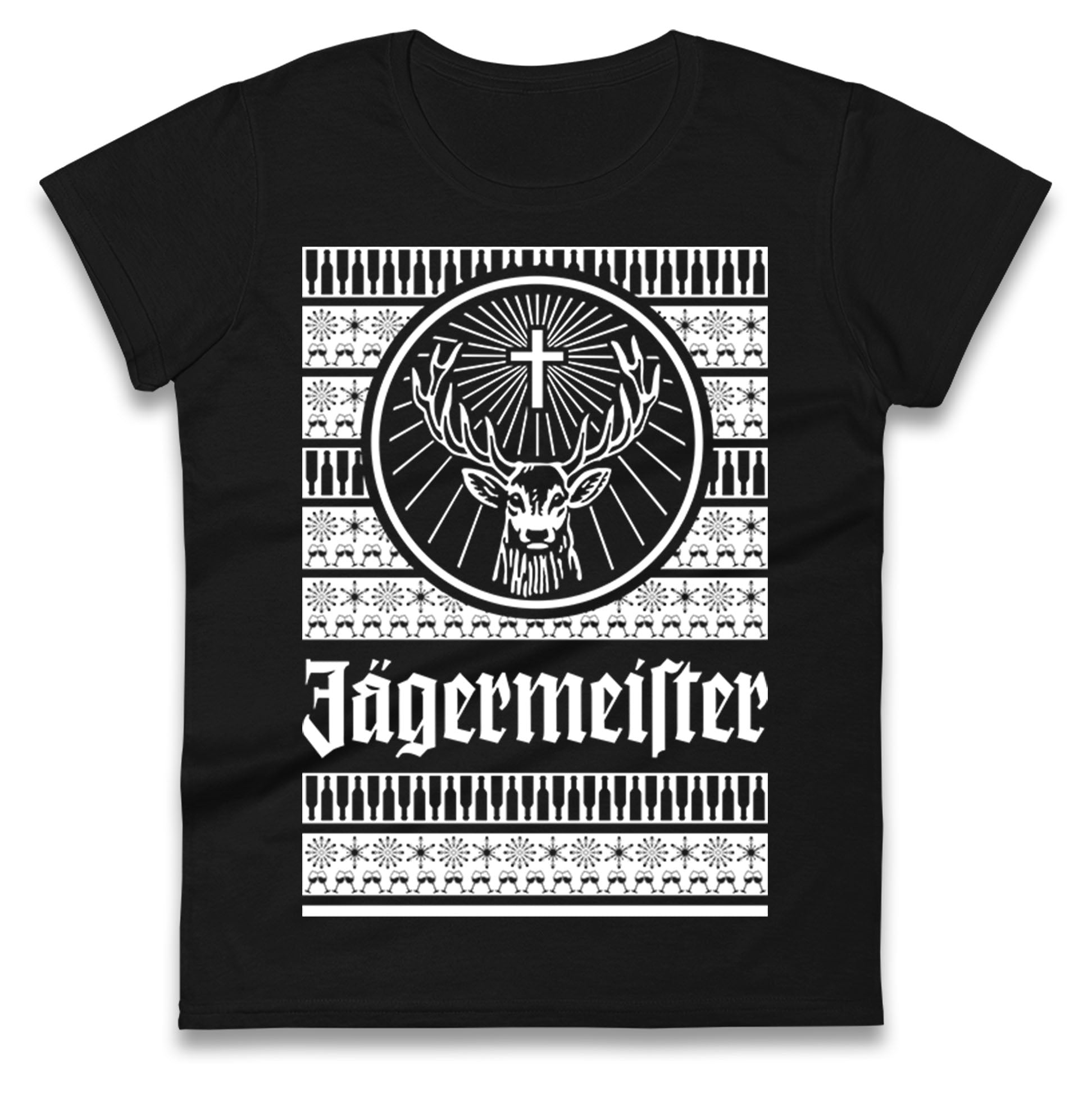 Jagermeister Christmas Ladies T Shirt