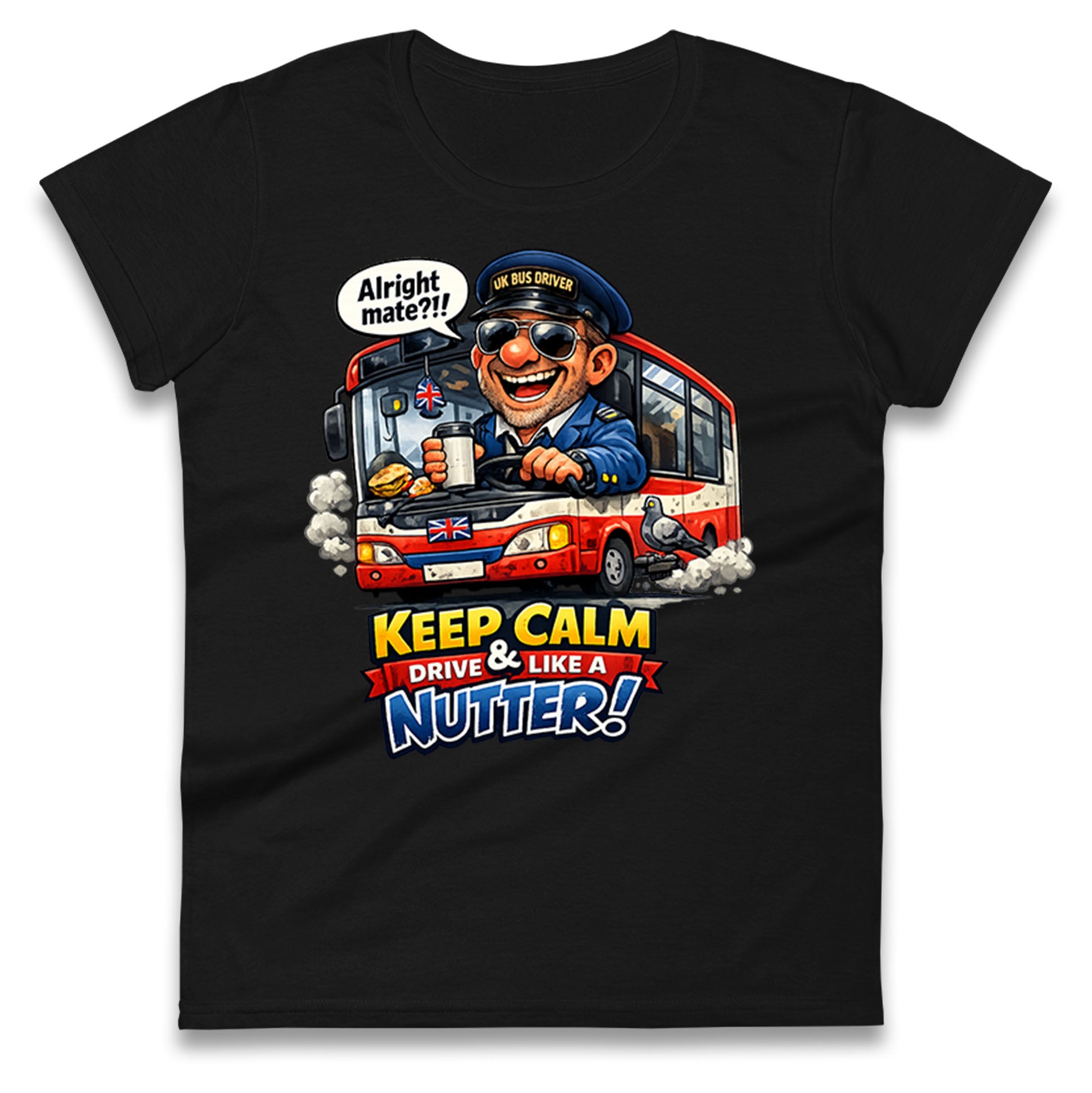 Bus Driver Job Ladies T Shirt