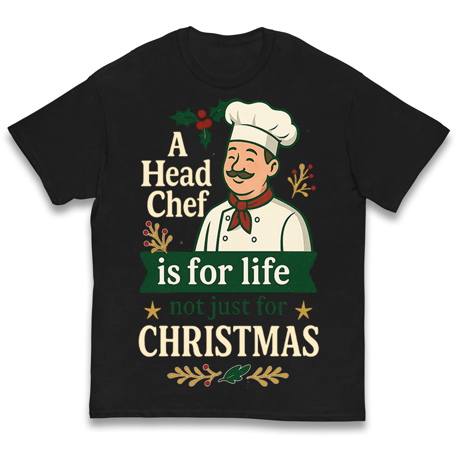 Head Chef Christmas Kids T Shirt 