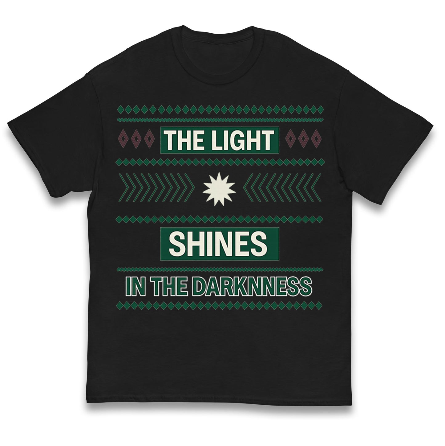 The Light Shines in the Darkness Kids T Shirt
